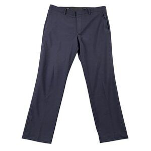J.Crew Dress Pants Mens 36x30 Thompson Tapered Blue Wool Blend Trousers